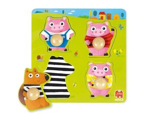 PUZZLE ENCAJABLE LOS 3 CERDITOS