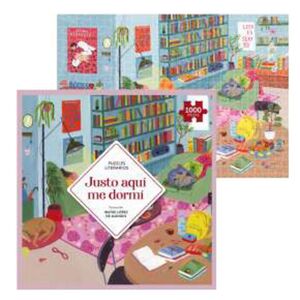 JUSTO AQUÍ ME DORMÍ - PUZZLE LITERARIO