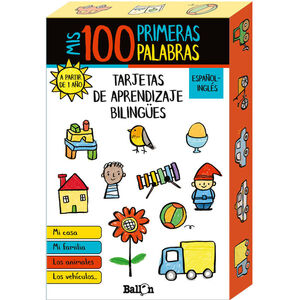 MIS 100 PRIMERAS PALABRAS - TARJETAS DE APRENDIZAJE BILINGÜES