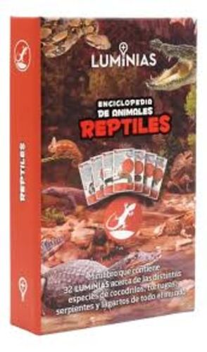 ENCICLOPEDIA DE REPTILES (ESTUCHE CON 32 CARTAS)